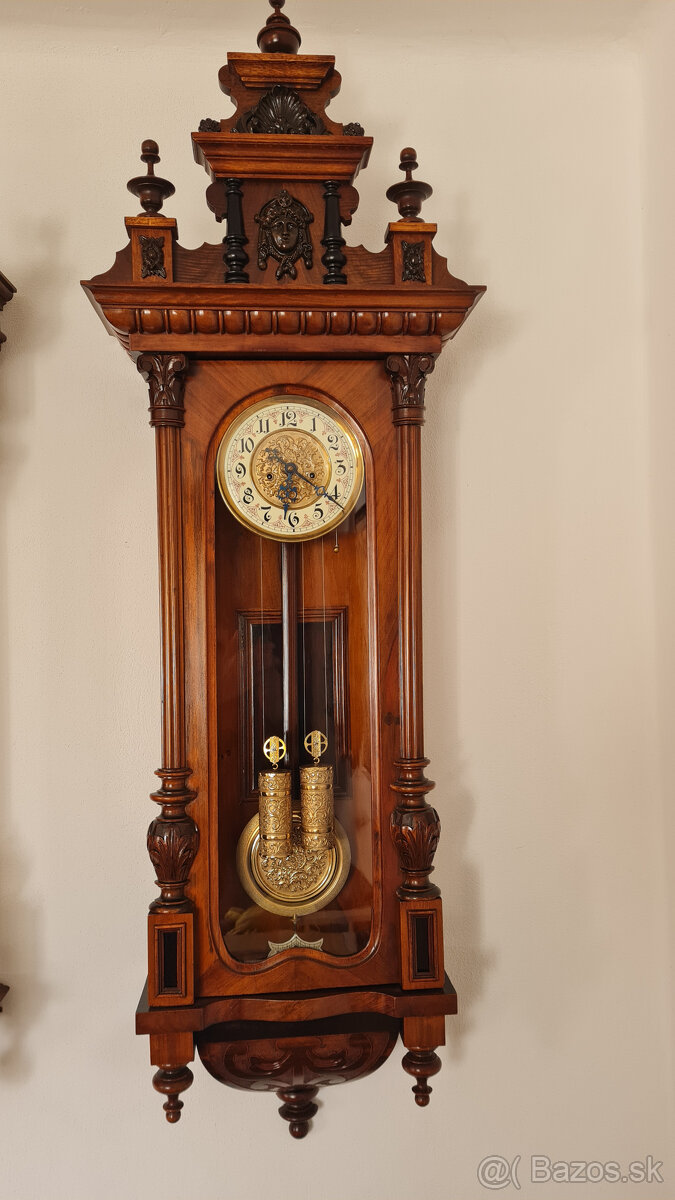 gustav becker starožitné hodiny altdeutsch