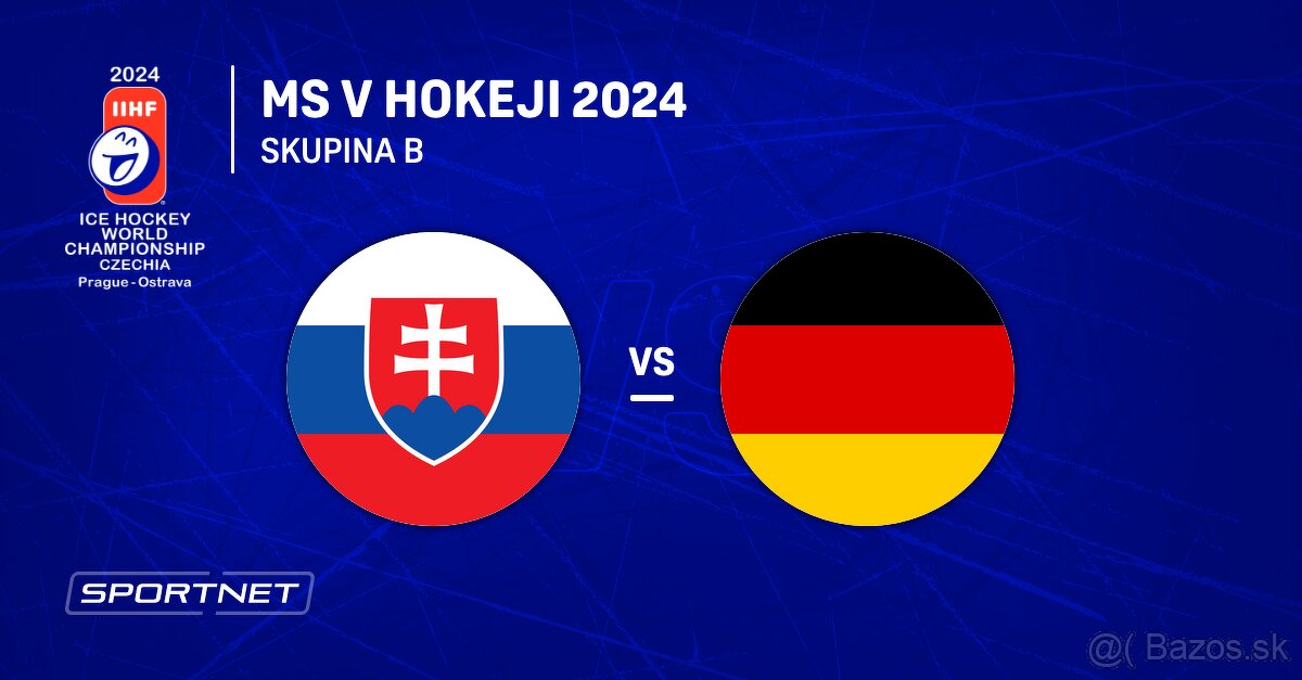 MS v hokeji Slovensko-Nemecko 10.5.2024