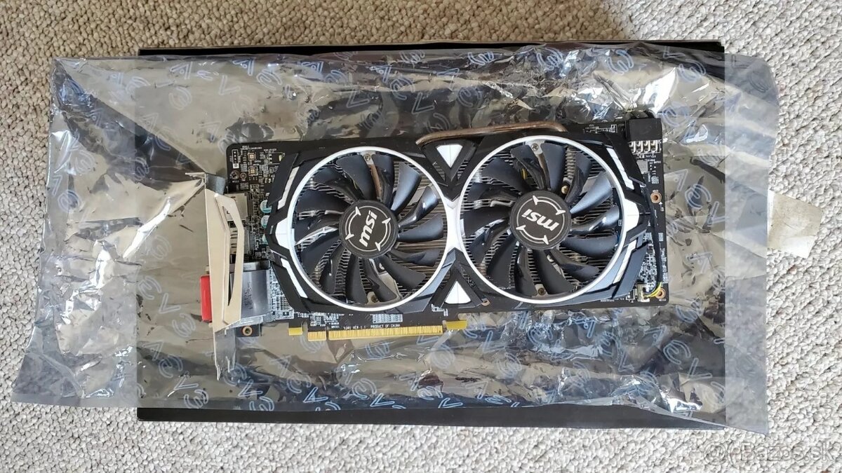 Predám grafiku MSI ARMOR RX480 8GB GDDR5