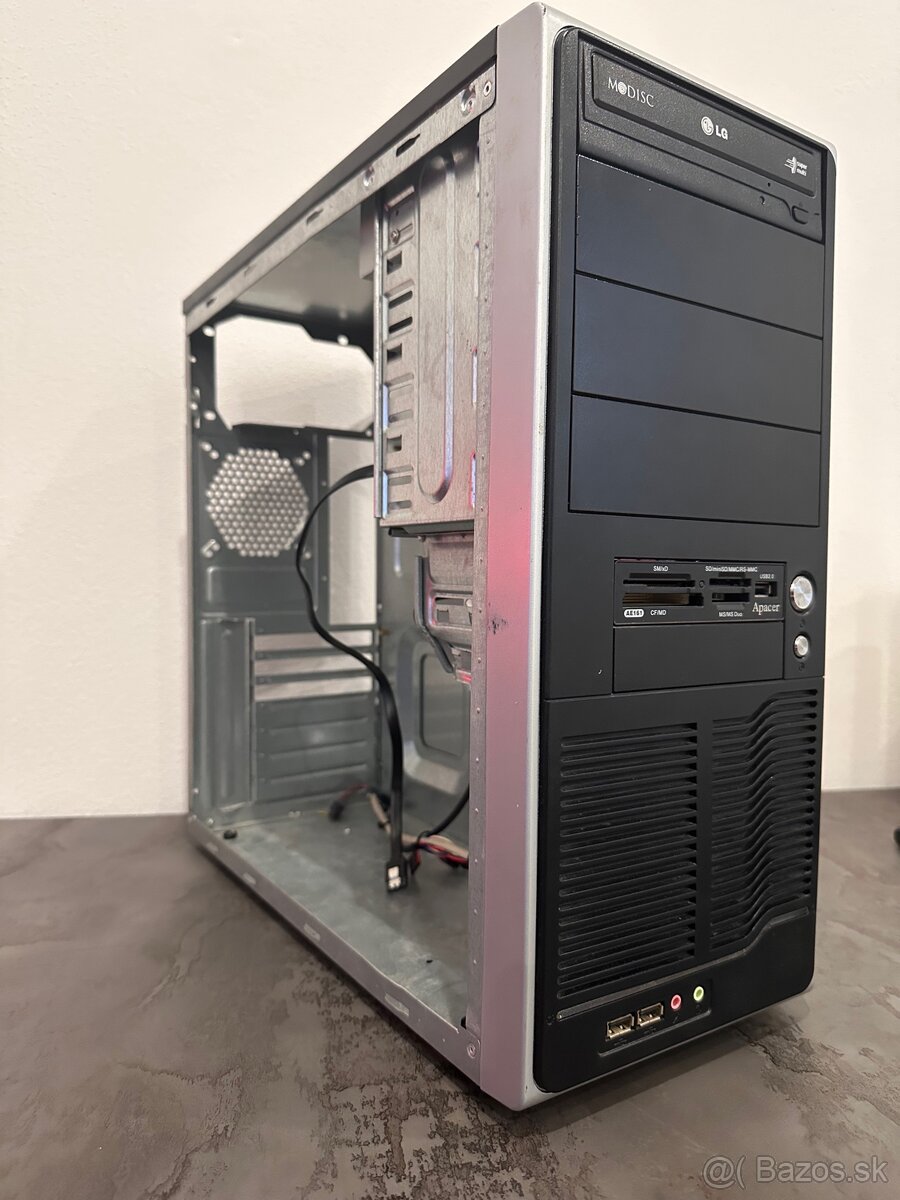 PC skrinka + čitačka kariet + LG dvd mechanika