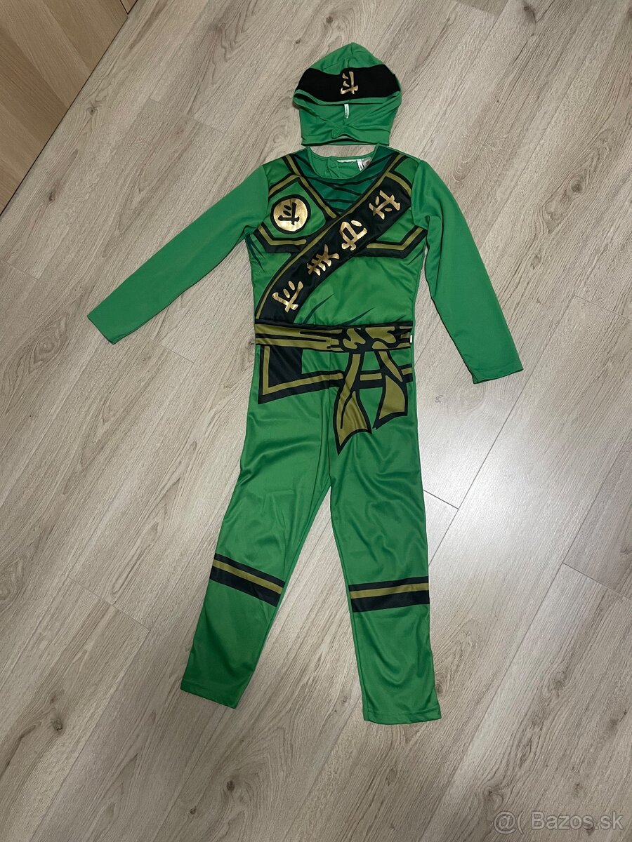 Ninjago kostým(Loyd, zelený ninja)