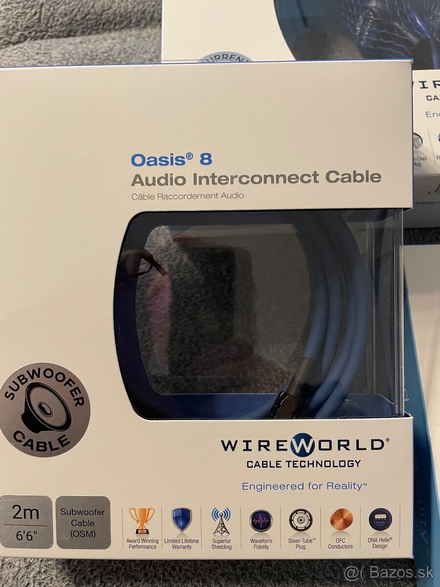 Wireworld Oasis 8 subwoofer kabel, 2 m