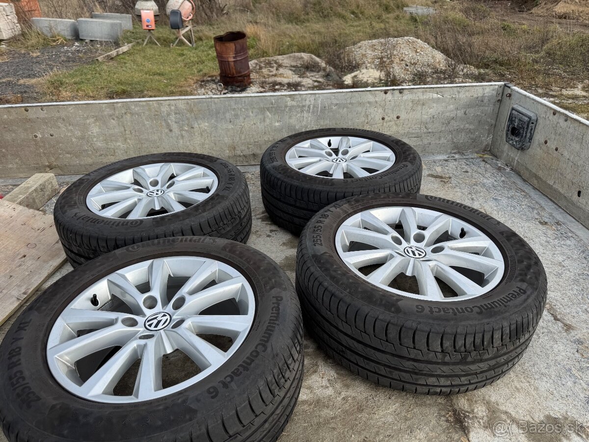 Orginál VW TOUAREG elektróny 5x130 r18