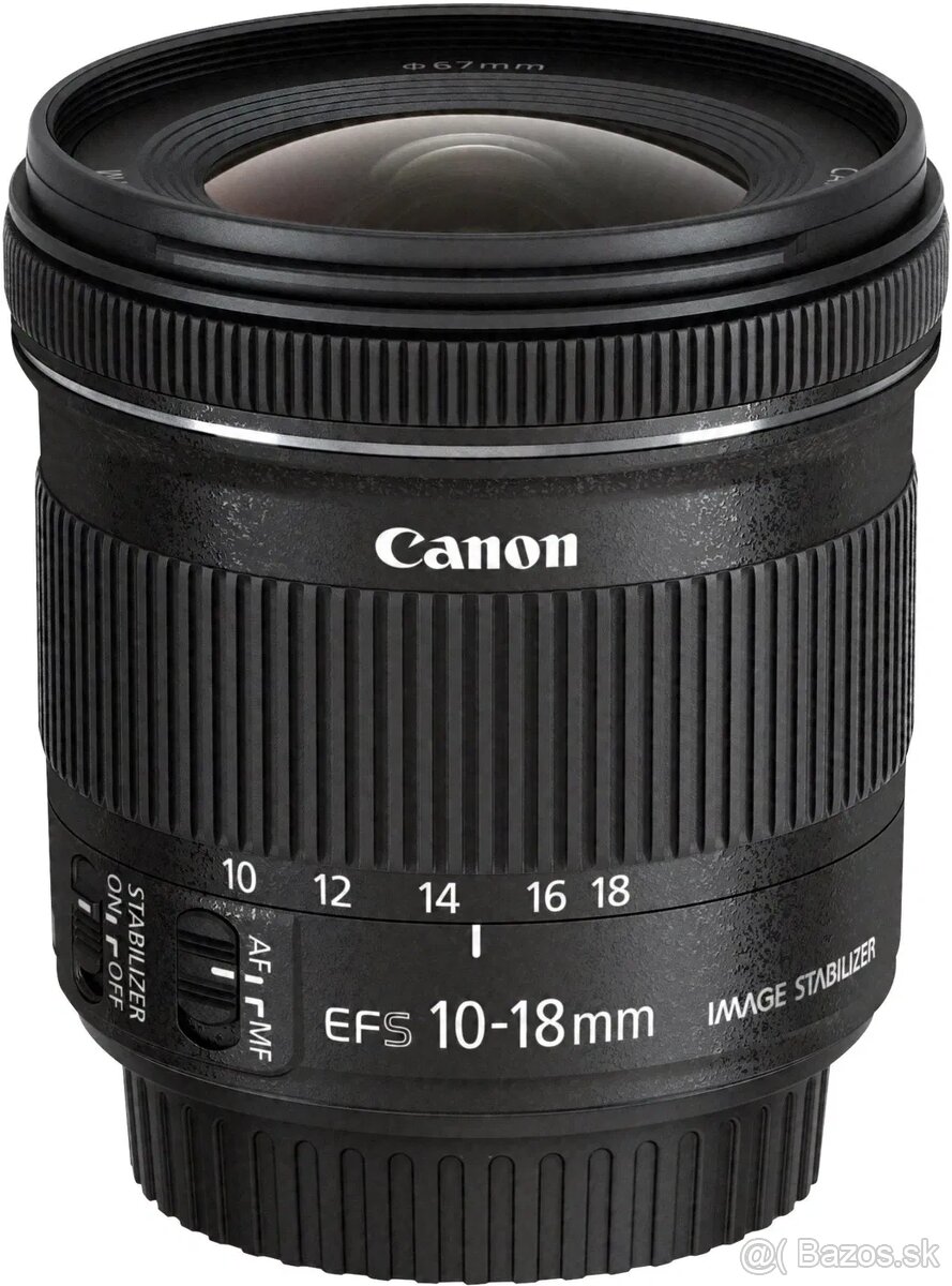 Objektív canon efs 10-18mm