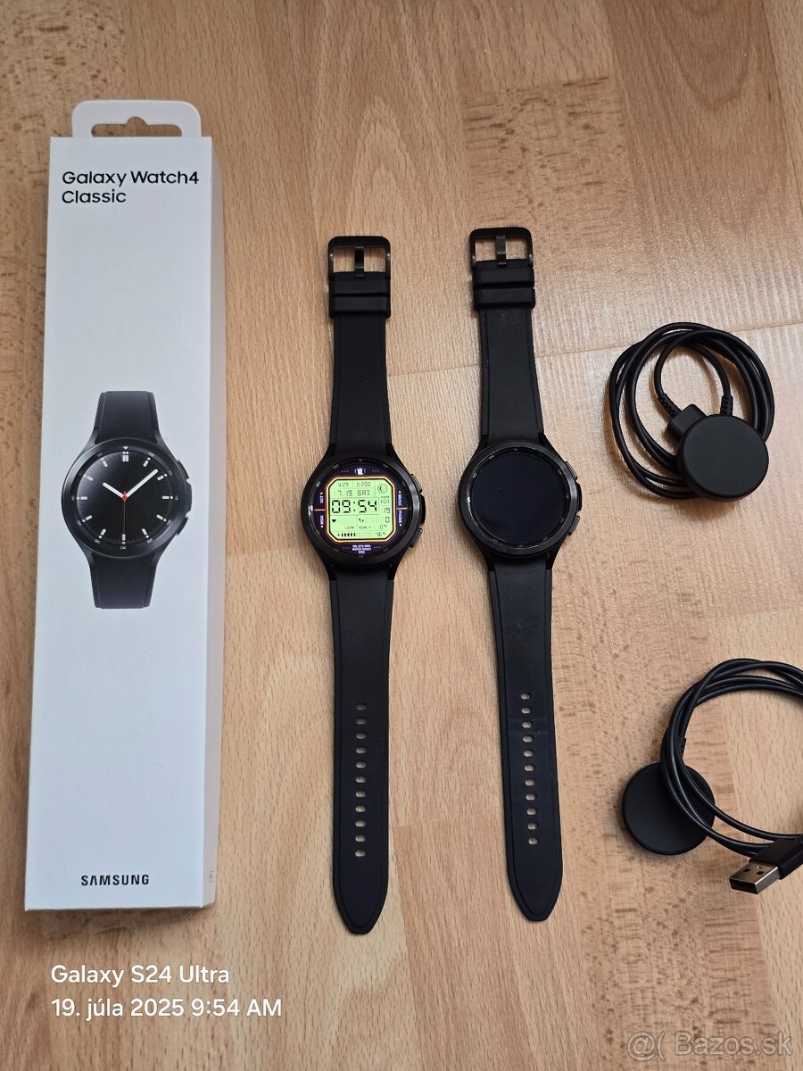 Predám 2 x Samsung watch classic 4 ,46 mm,v peknom stave