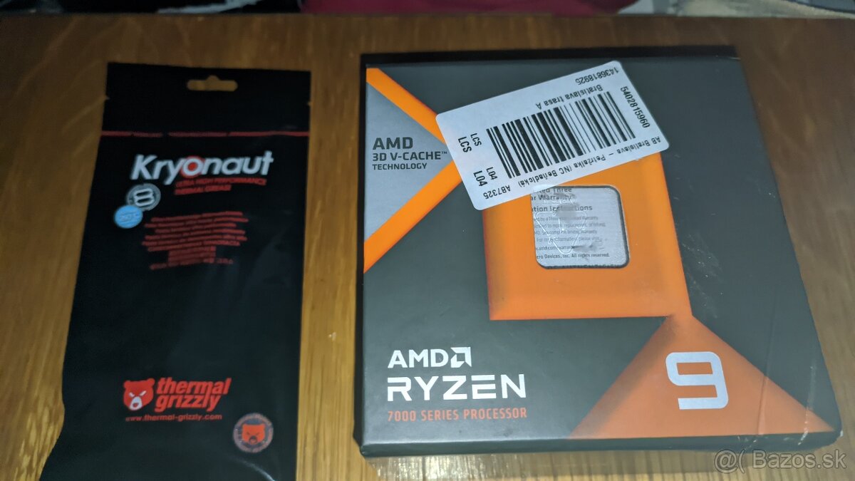 Predám AMD Ryzen 9 7950X3D (16jadrový 32vlákien) socket AM5