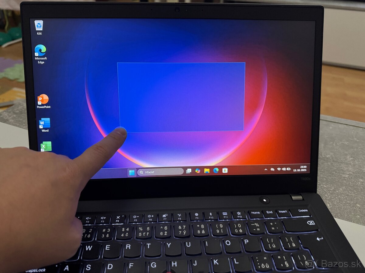 Dotykový Lenovo ThinkPad T490s – 14” FHD, i5, SSD, Win11
