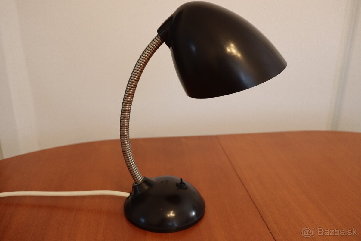 Bakelitová starožitná stolová lampa .