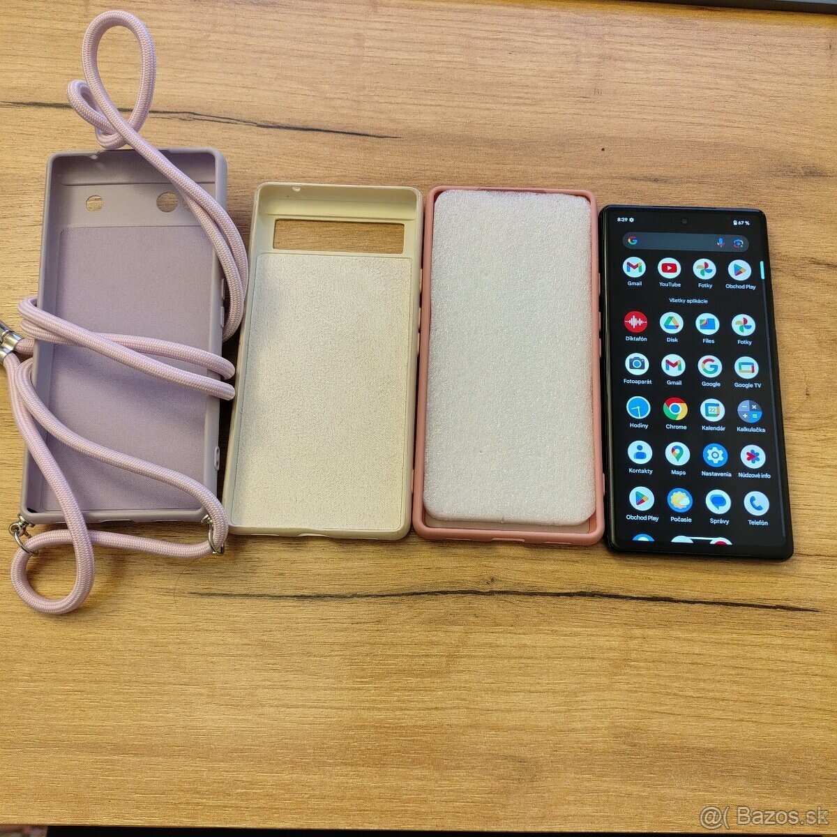 Google Pixel 6a 5G 6 GB/128 - nova baterka / 3x puzdra