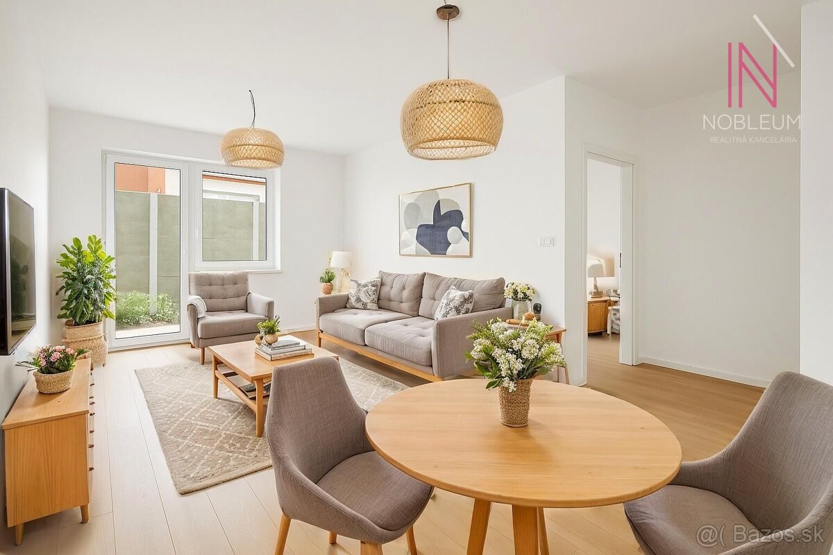 2 izbový byt s terasou a záhradou v Senci