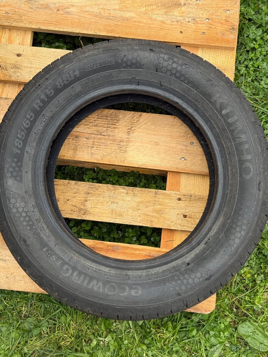 Prodám nové letni pneu Kumho 185/65r15