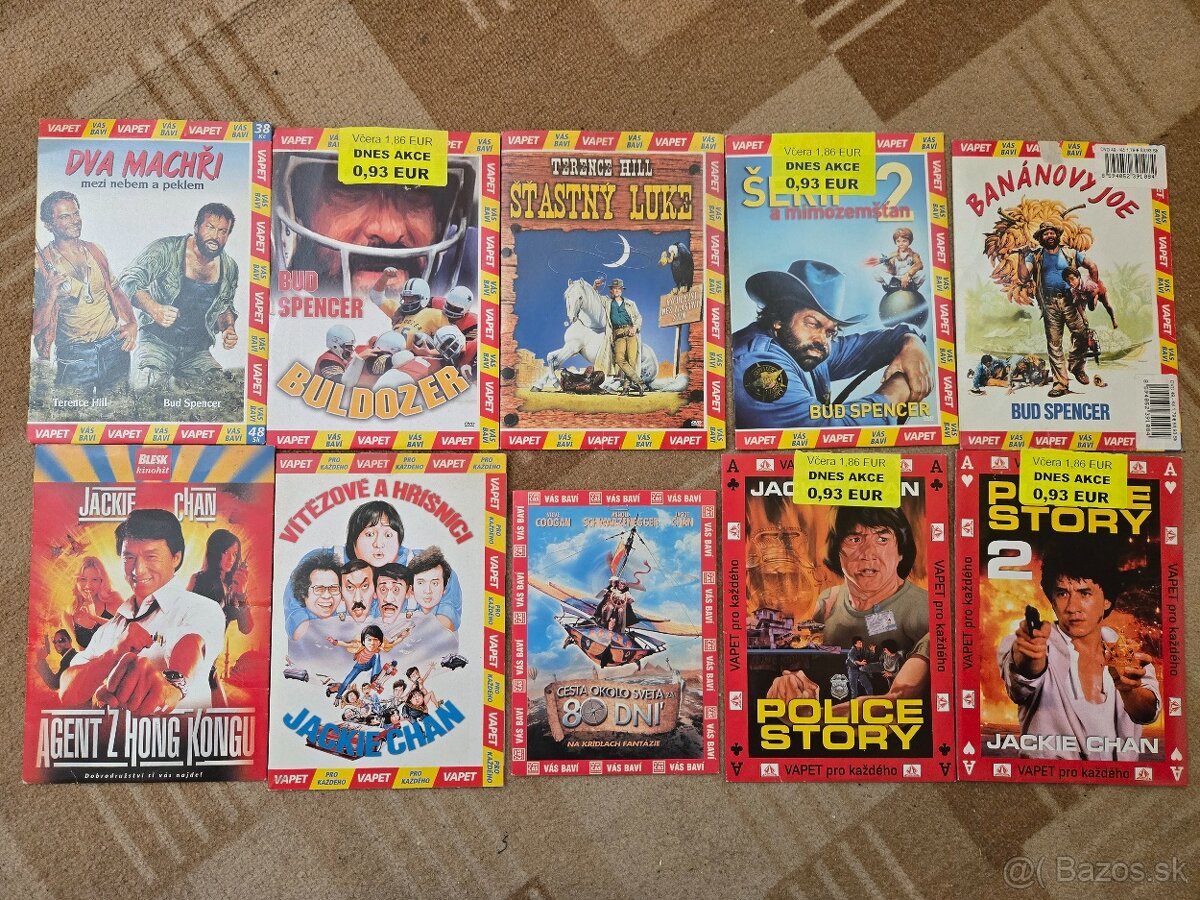 Dvd filmy a rozprávky