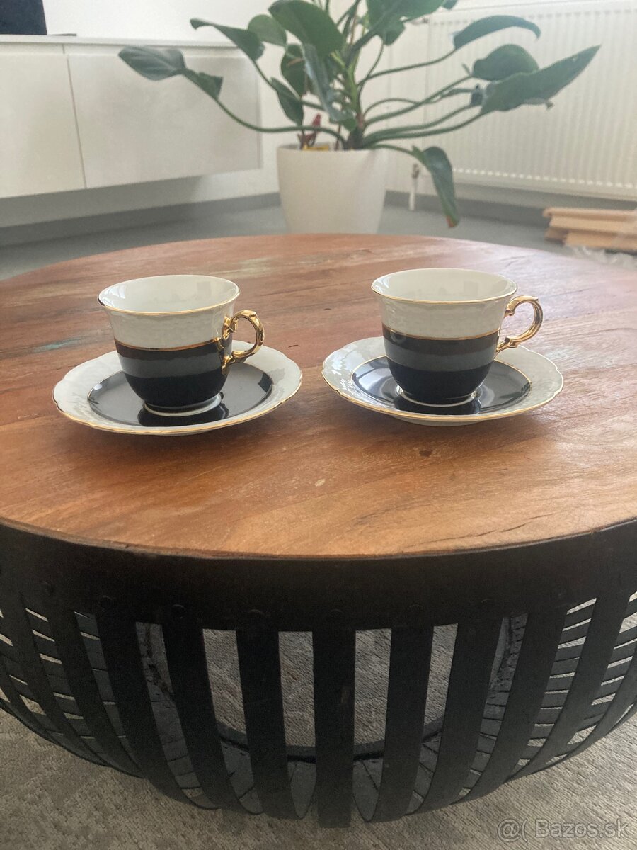 Čierne šálky/2ks