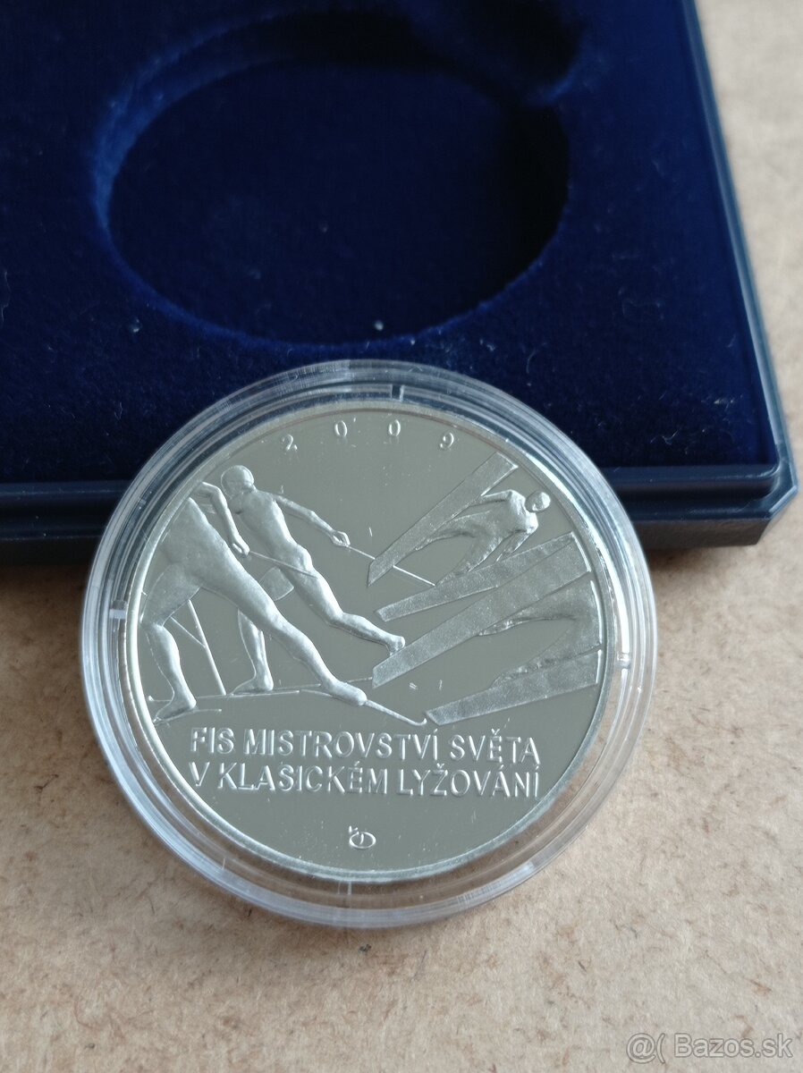 Strieborné mince 200 korún PROOF