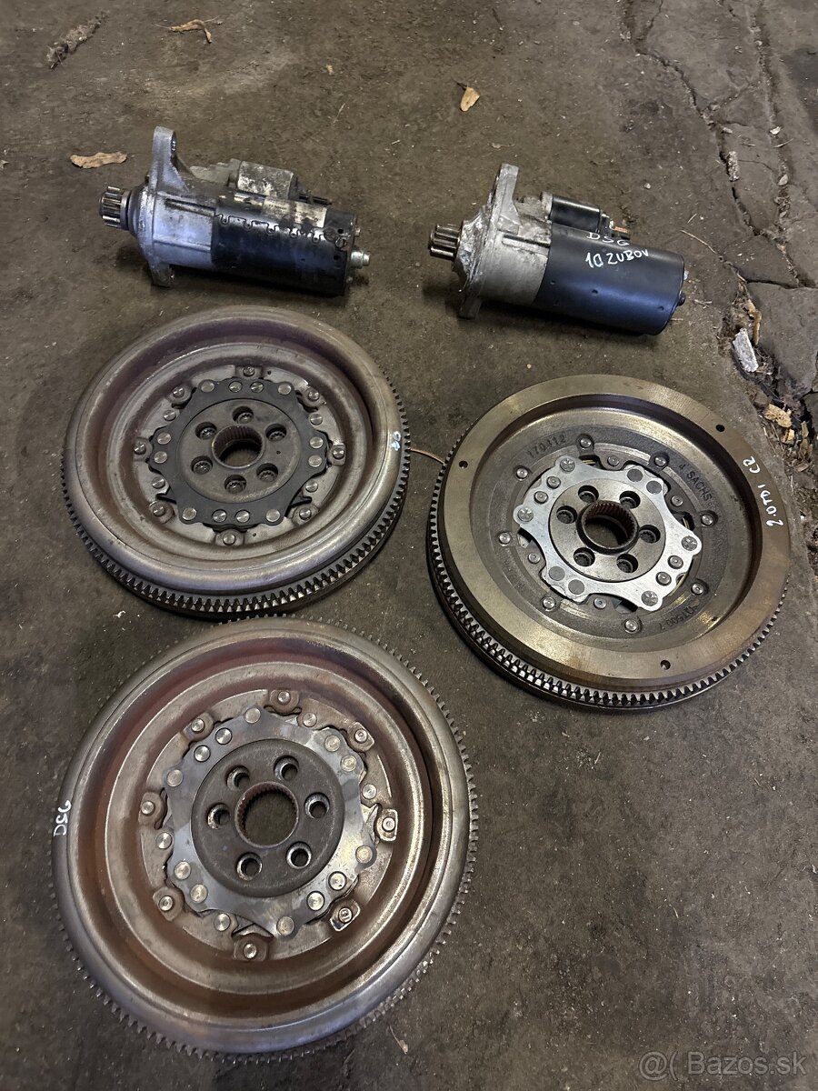 Štartér DSG zotrvačík 2.0 TDI VW Group