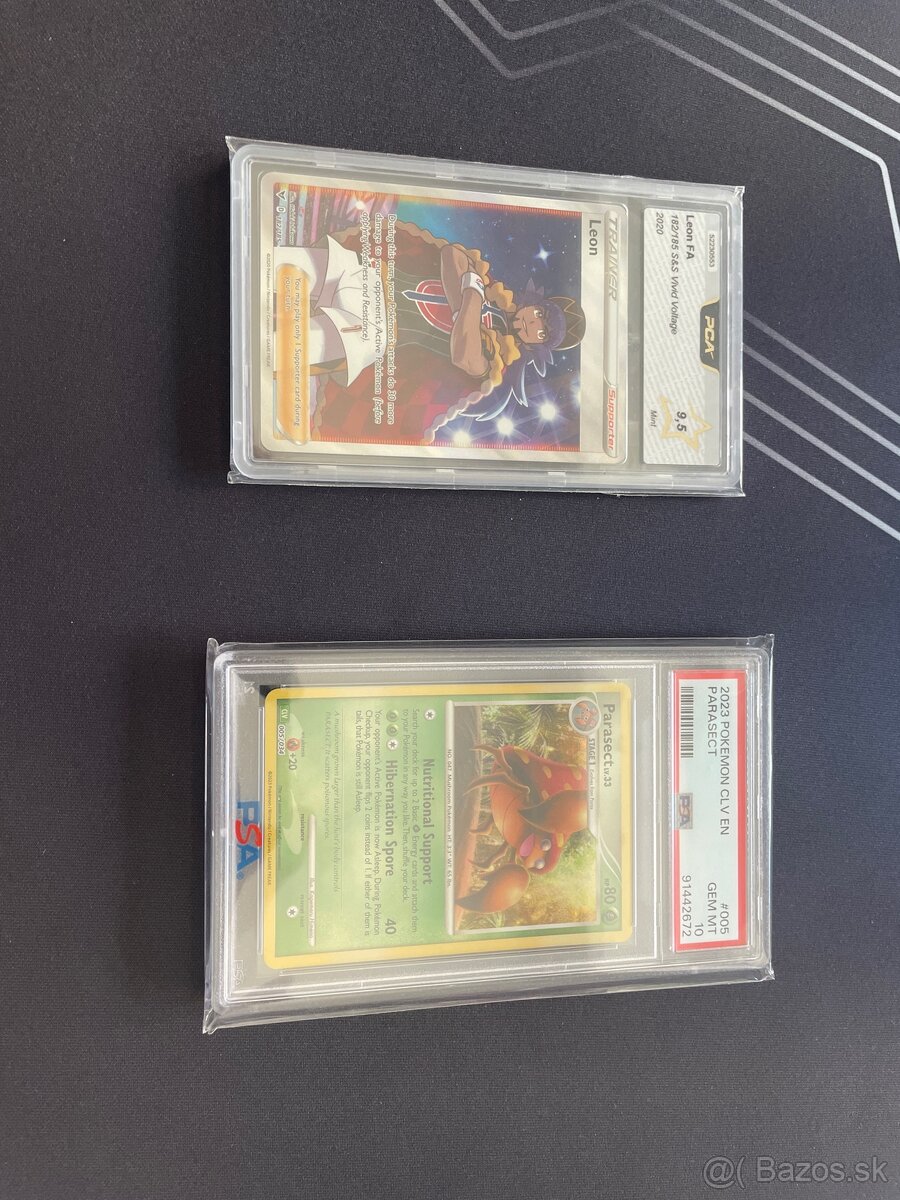 Pokemon PSA/PCA ohodnotené karty