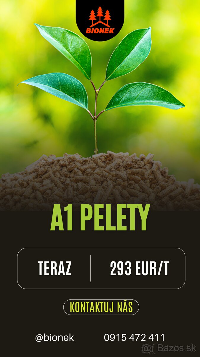 Pelety A1 Enplus A1 - od vyrobcu