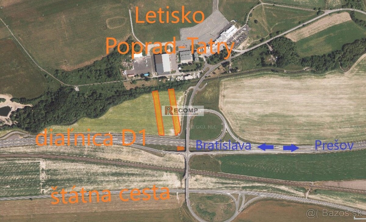 EXKLUZÍVNE Predaj pozemkov na investíciu v Poprade - Veľká