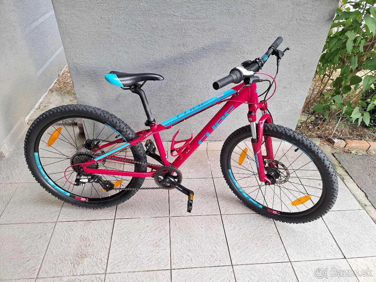 Predám detský bicykel 24kola Cube disc dievčenský