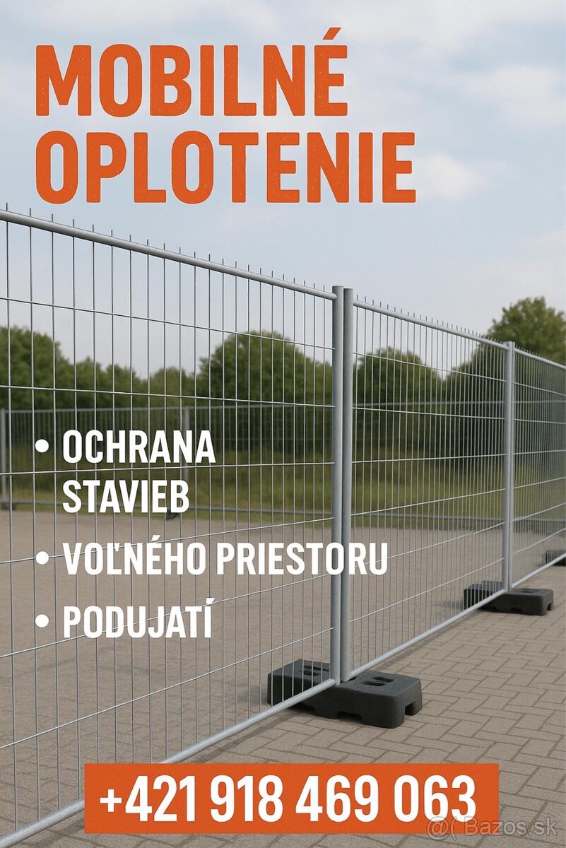 Požičovňa mobilného oplotenia