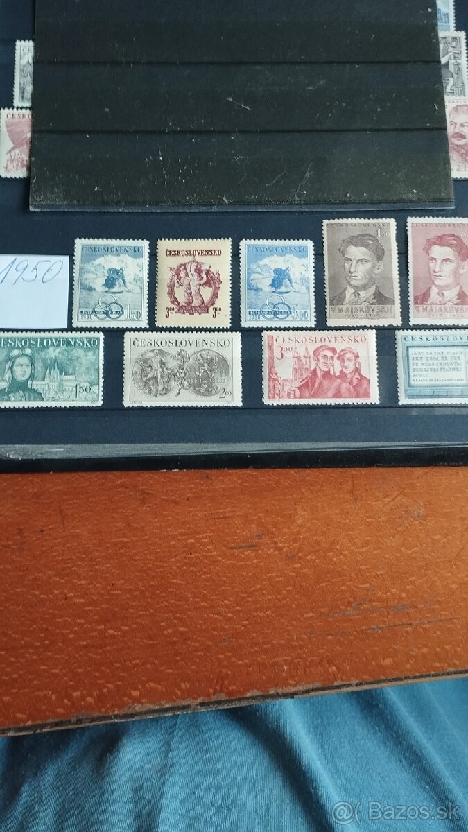 Známky Československo kompletní rok 1950