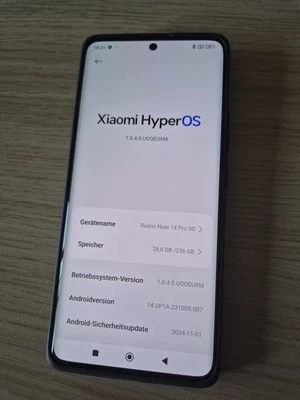 Xiaomi Redmi Note 14 Pro 5G Smartphone HyperOS 8GB + 256GB