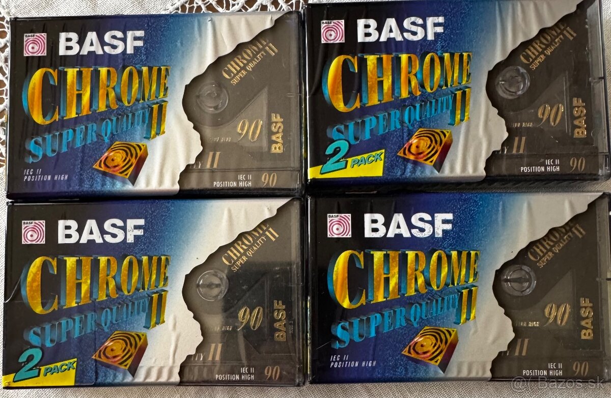 BASF Chrom Sper II 90 min.4 kusy