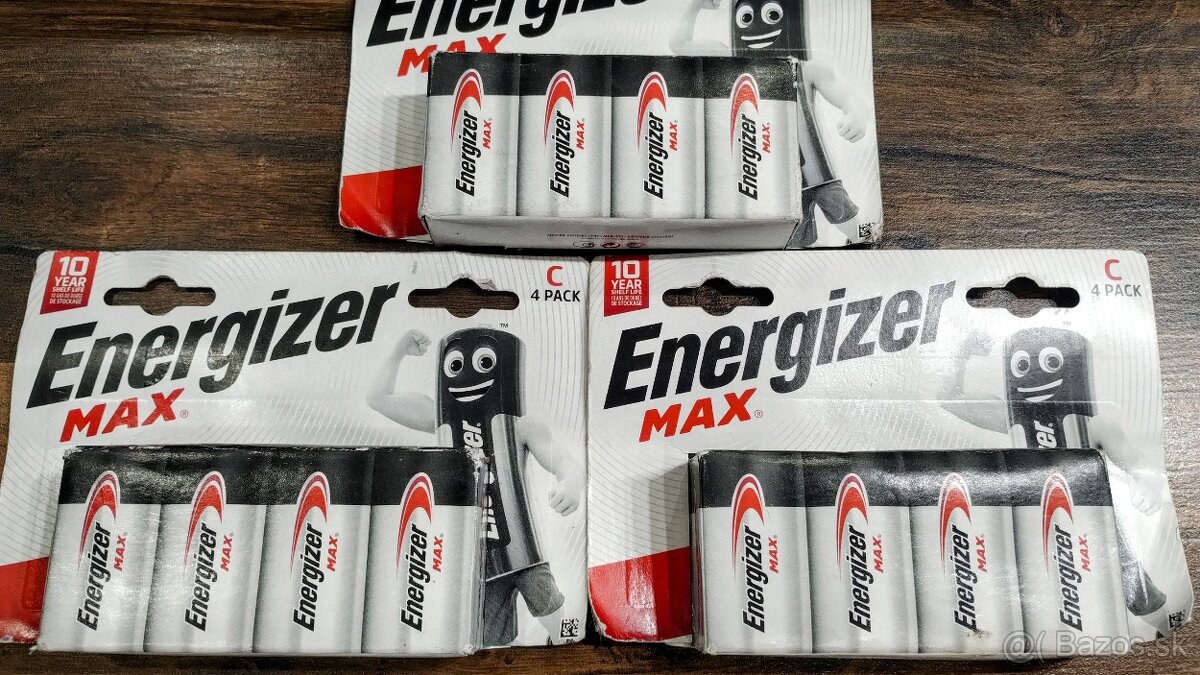 Predám nové zabalené batérie značky ENERGIZER Max