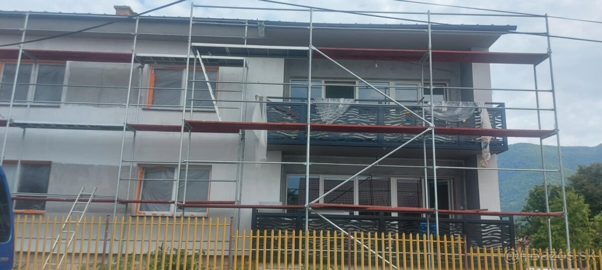 Predám fasádne lešenie 97,5m2 NOVÉ