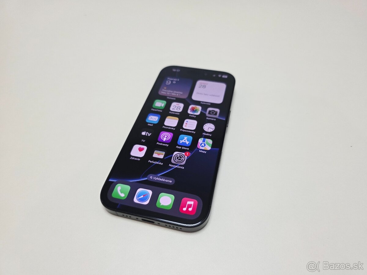 APPLE IPHONE 16 PRO 256GB BLACK TITANIUM TOP STAV.ZÁRUKA