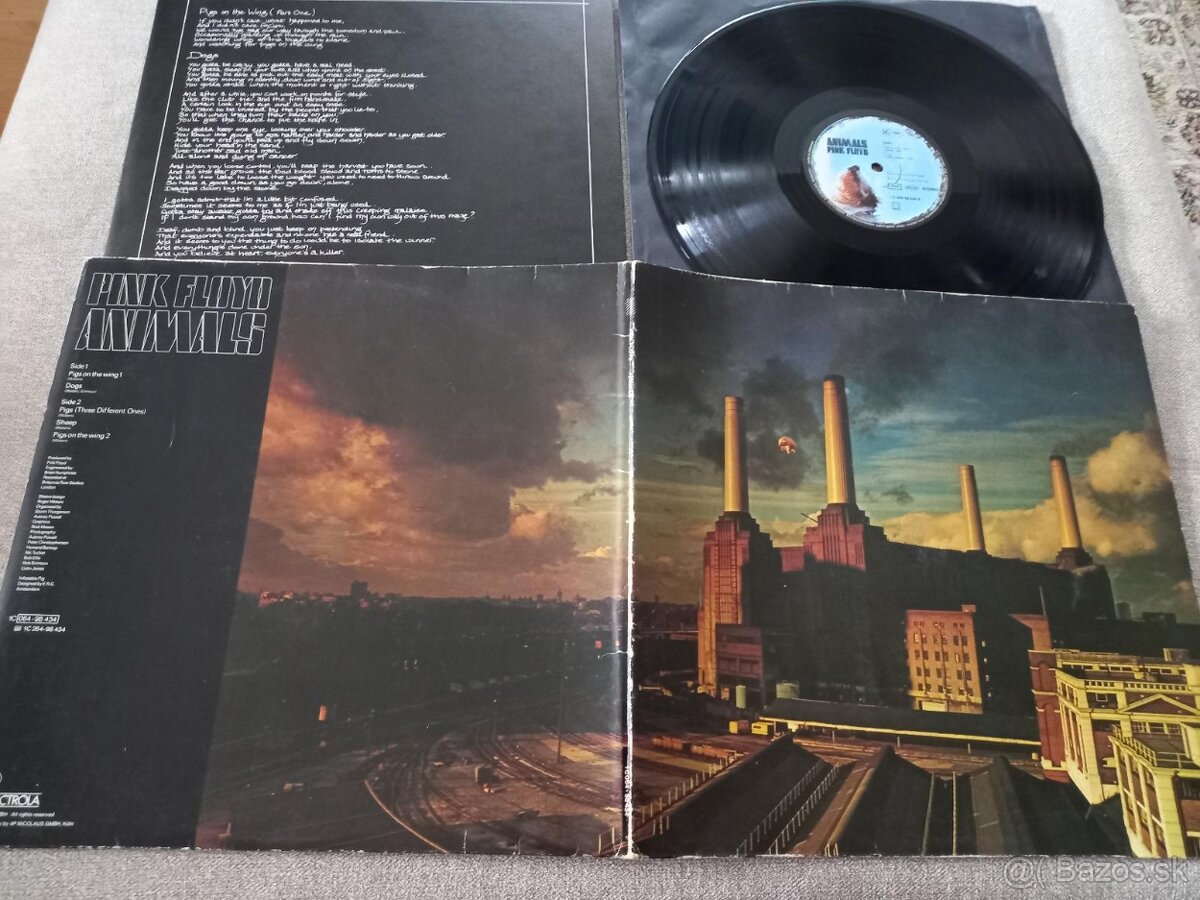 PINK FLOYD  „Animals“ /Harvest1977/+ orig vnut ob/texty, ,L
