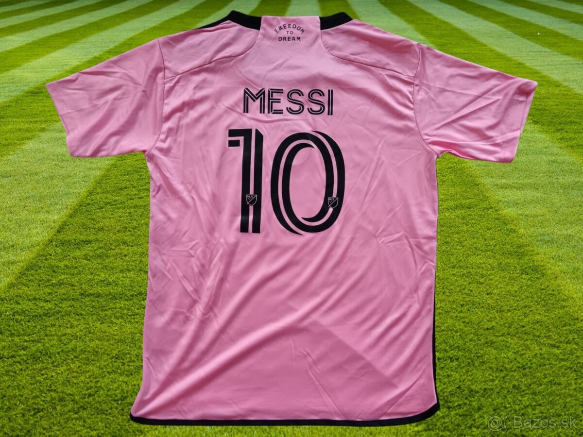 detský dres Messi – ružová edícia 155-165cm