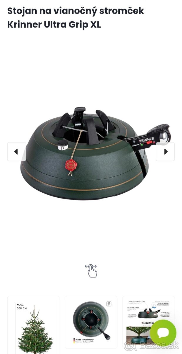 Stojan na vianočný stromček