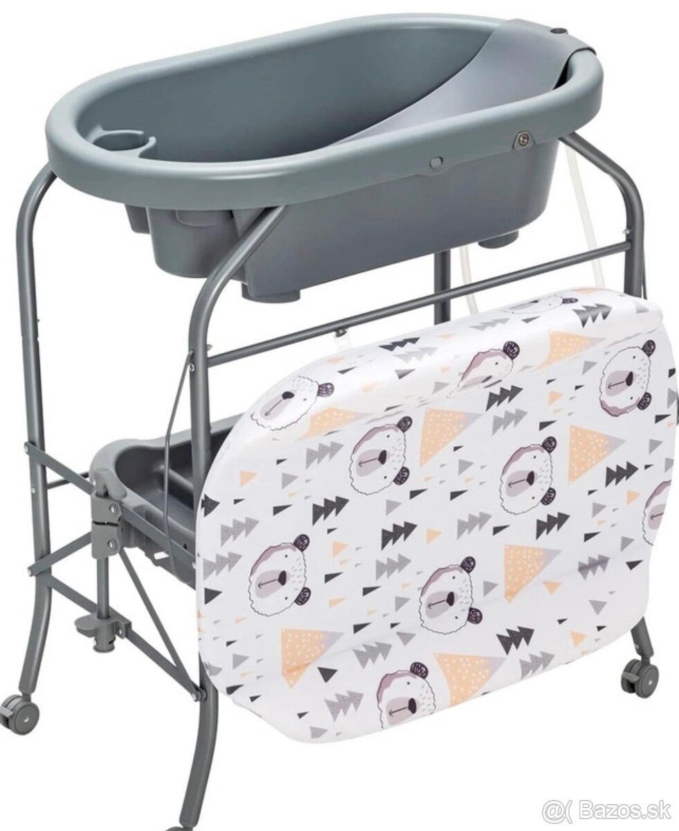 Prebaľovací pult s vaničkou