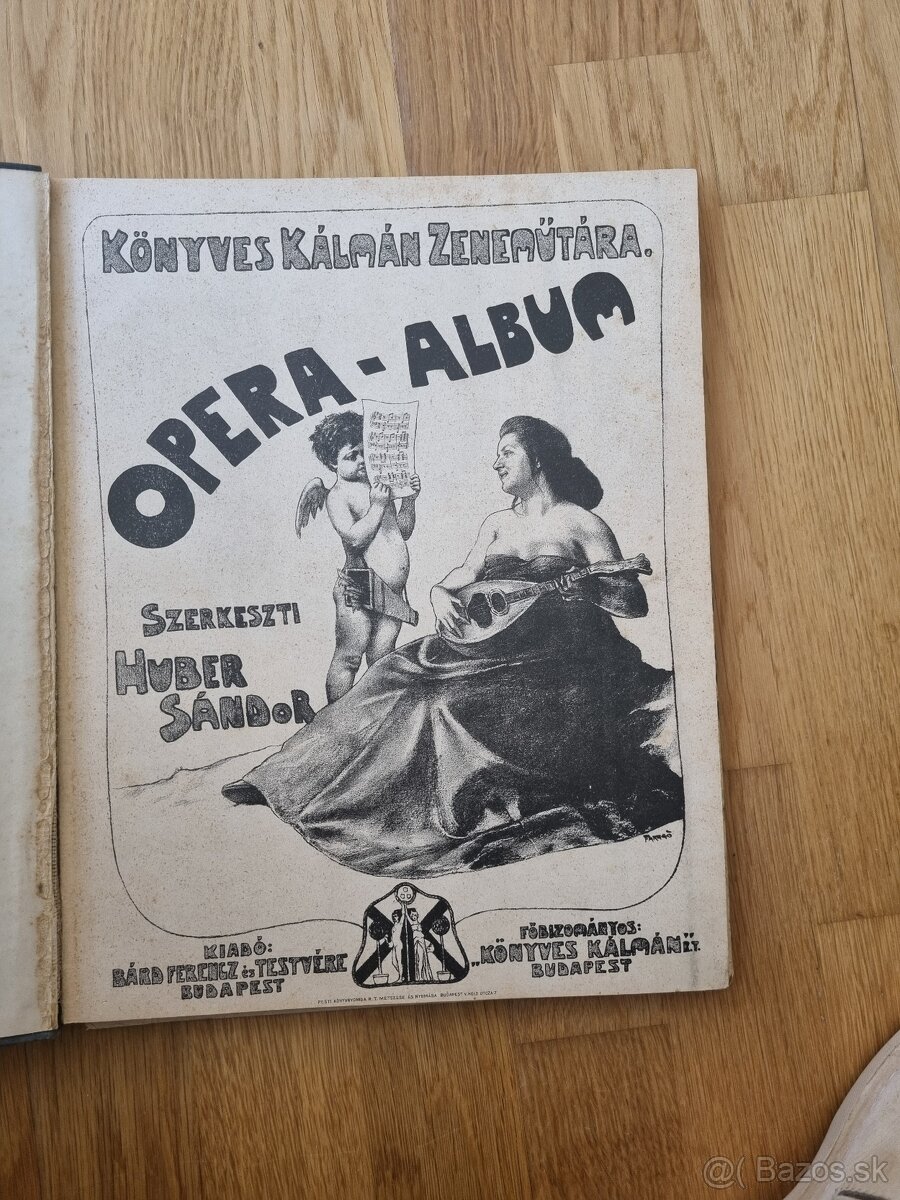 Mozart a ine, noty