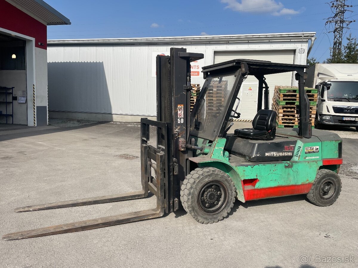 VZV, MITSUBISHI FD50, nafta, 5000 kg