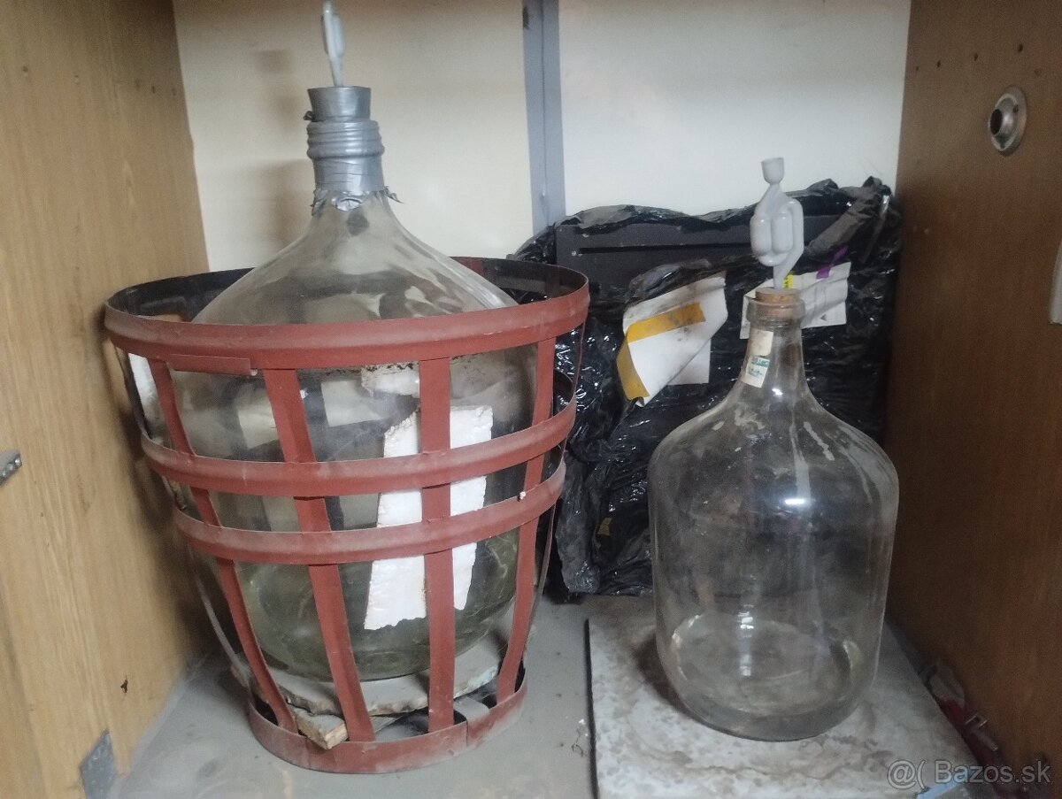 Demižóny 50l a 20l