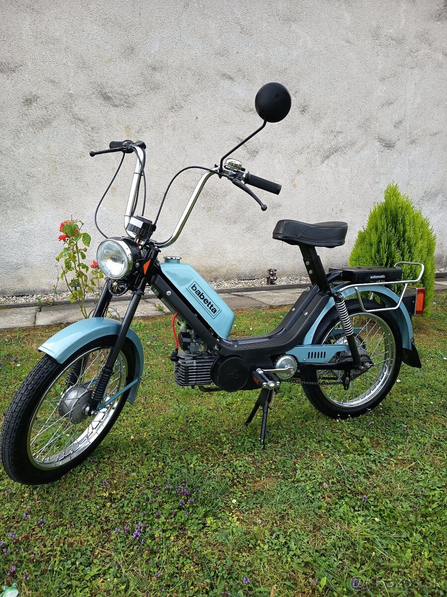 Babetta 210+kartička nájazd 2020km