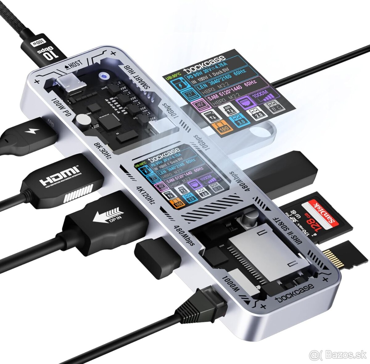 Predam Dockcase USB C hub 10 in 1