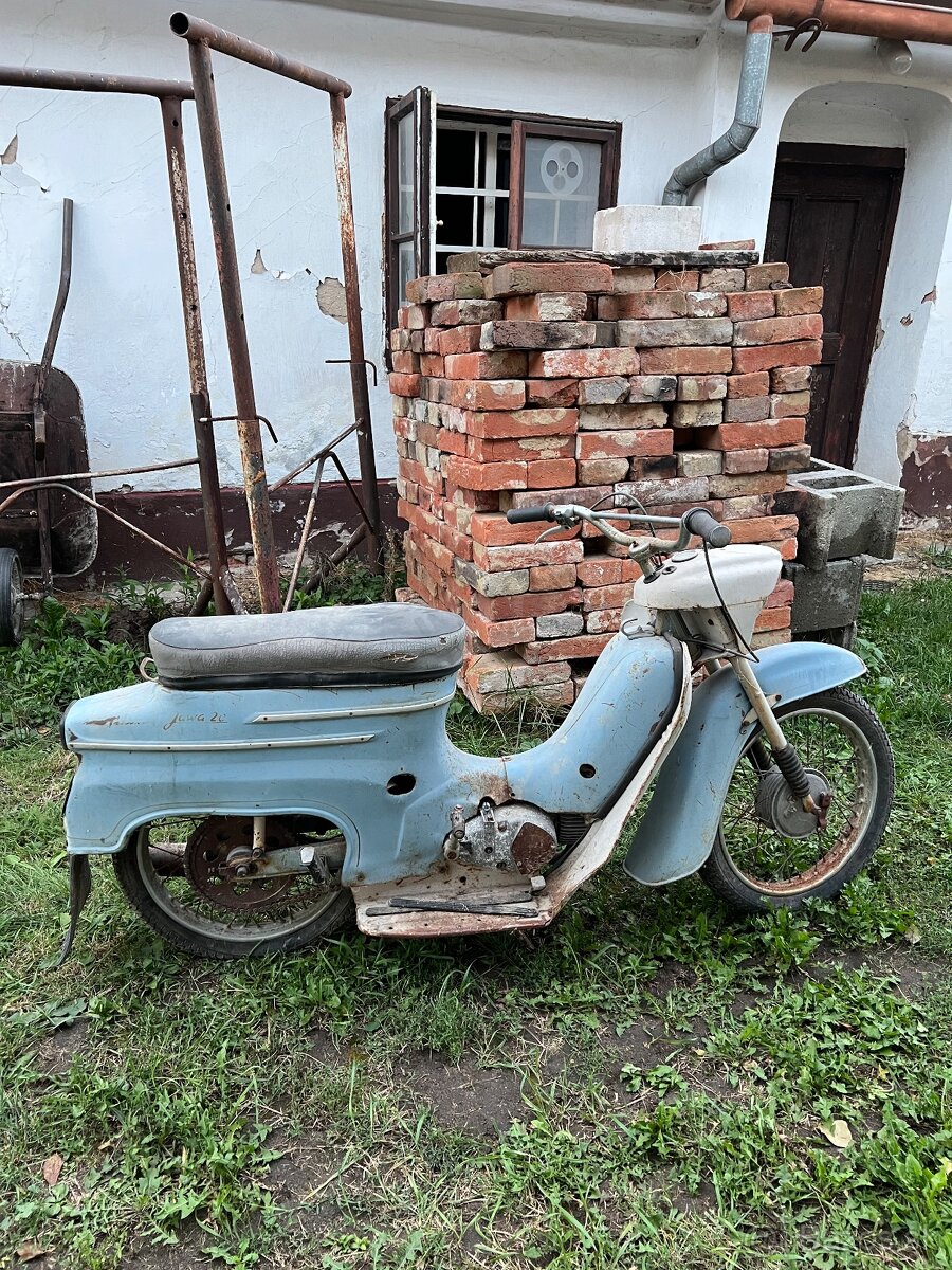 Jawa 20 v originál ľaku a s originál tp