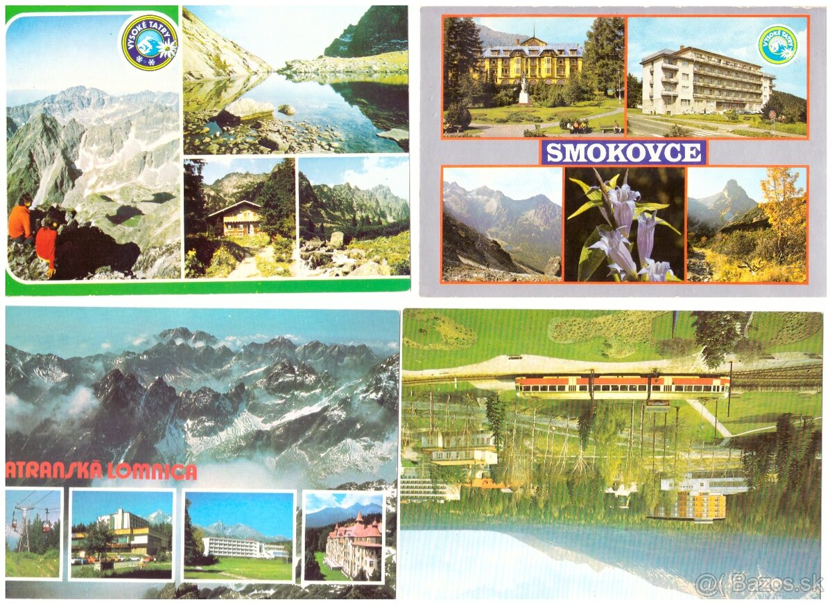 Pohľadnice Vysoké Tatry farebne