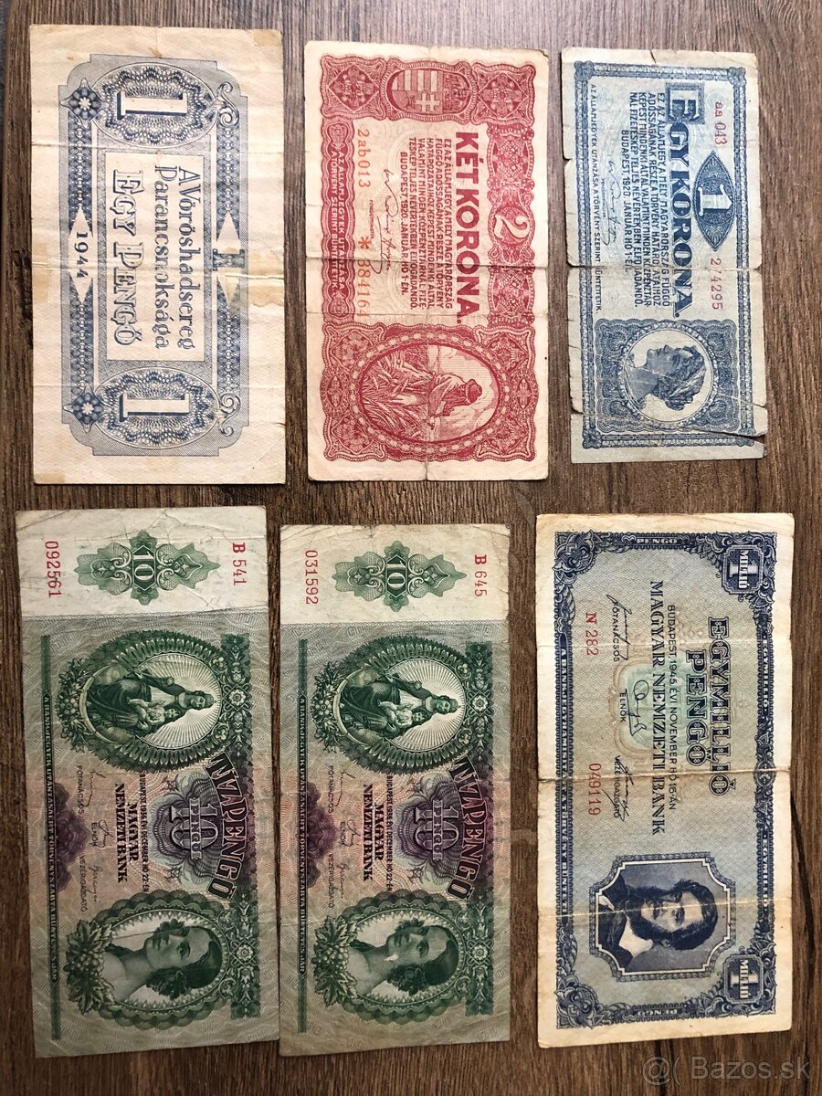 Bankovky MAGYAR (stare)