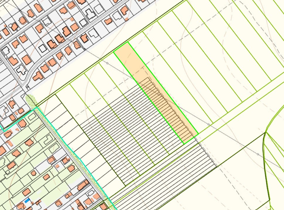 Janíkovce investičný pozemok  vedľa zastavanej  časti