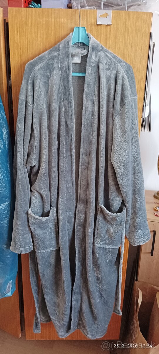 Nový župan 100% Polyester XL
