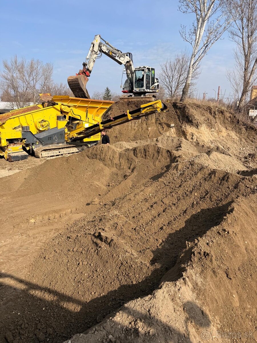 Darujeme pretriedenú zeminu