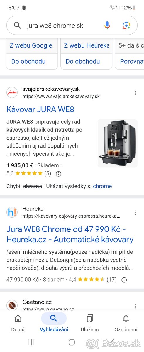 Kávovar