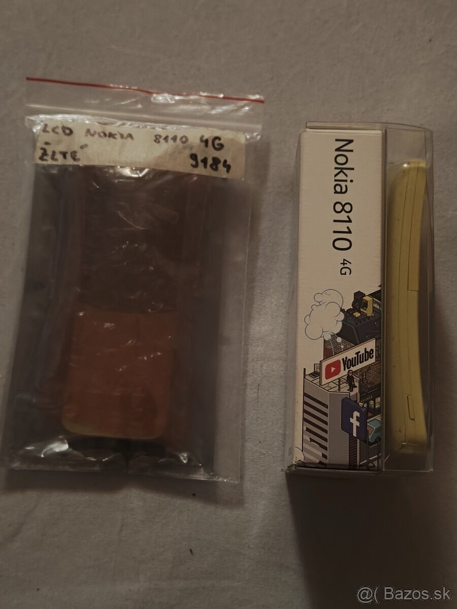 Predám Nokia 8110 žltá takzvaný banán komplet v krabici komp