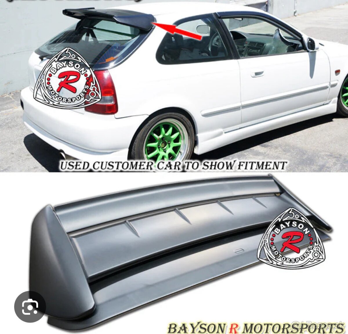 Kúpim, honda civic krídlo