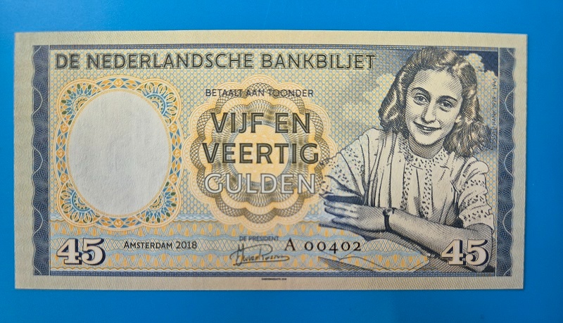 45 gulden Anna Franková, Gábriš