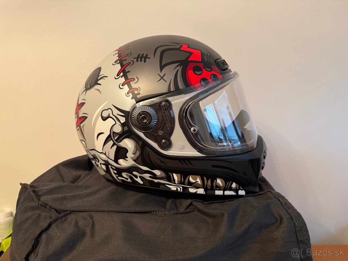 HJC prilba V10 Vatt MC1 + HJC SMART + visor